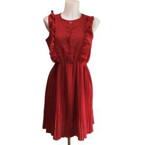 Beautiful Red Retro Dress size Medium - R-01